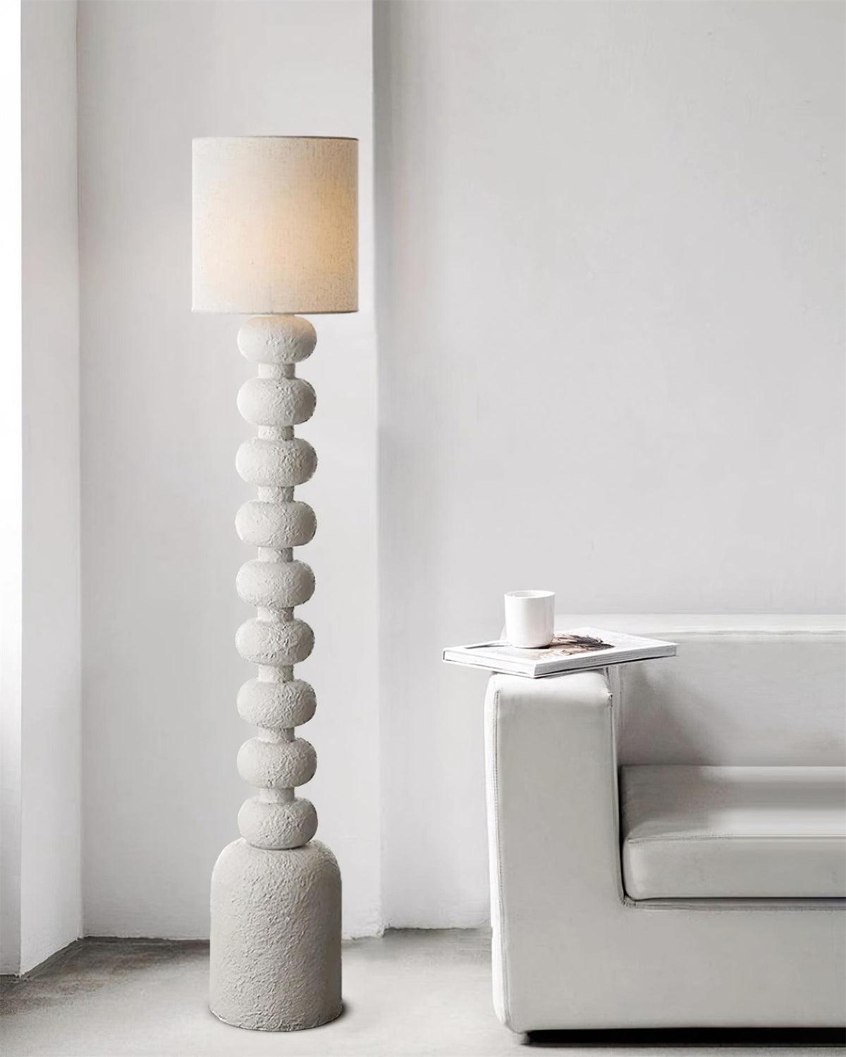 Khev Modern Fabric Floor Lamp