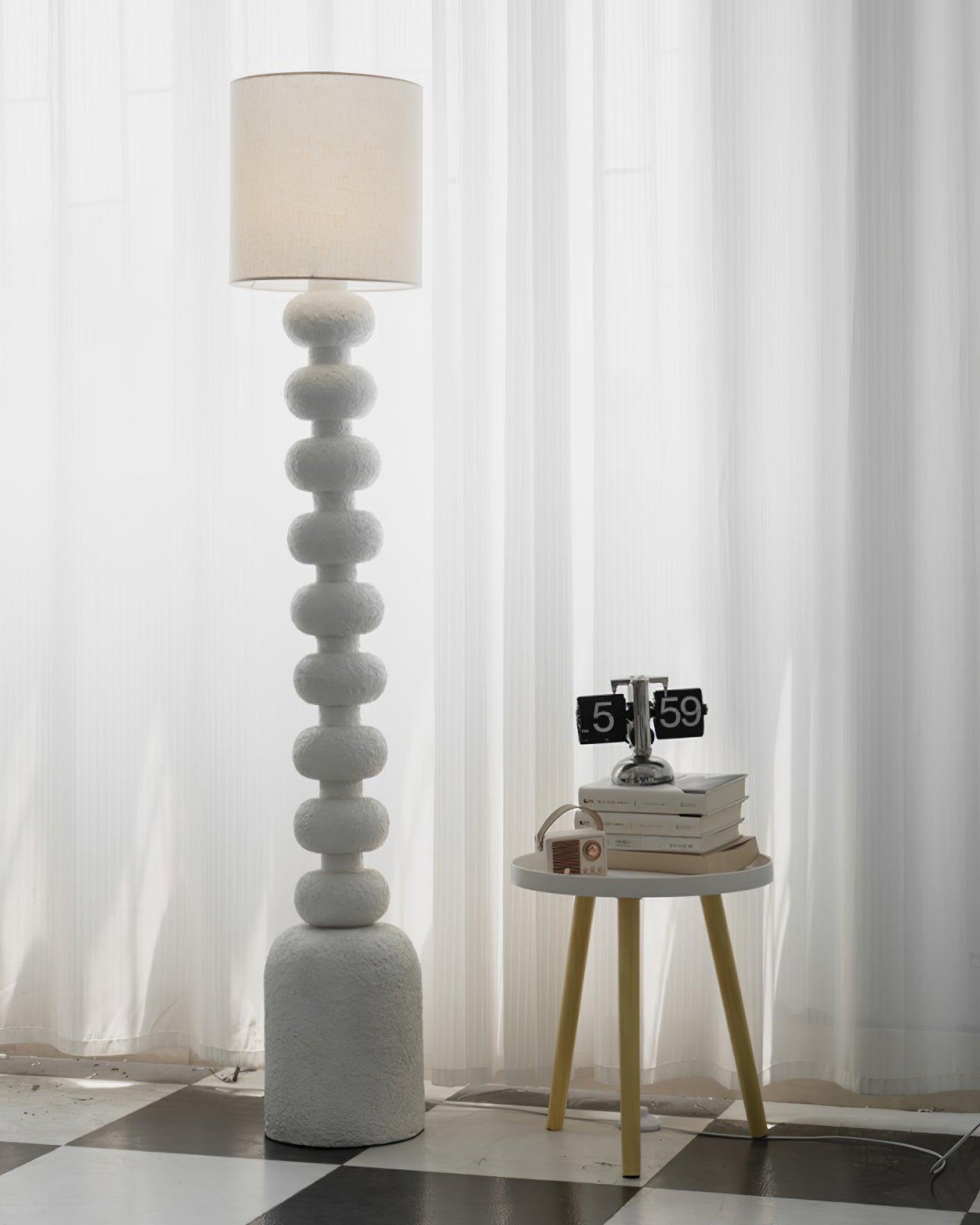 Khev Modern Fabric Floor Lamp