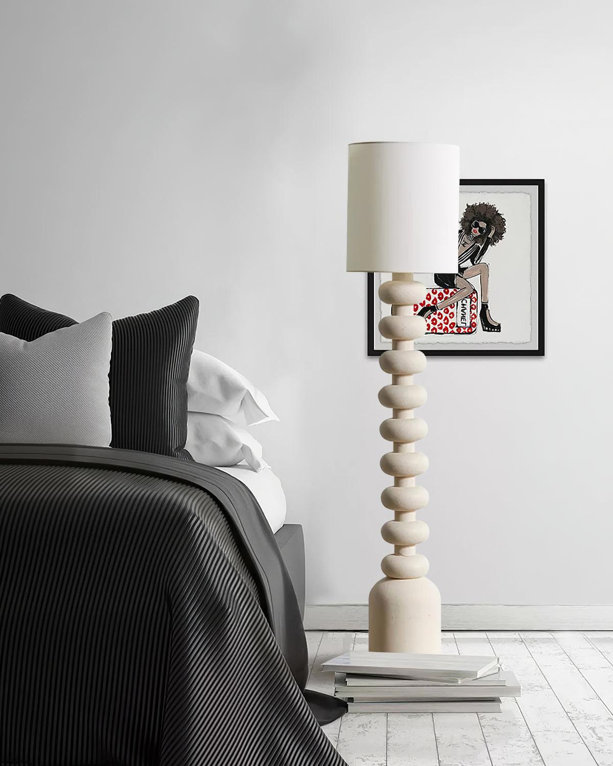 Khev Modern Fabric Floor Lamp