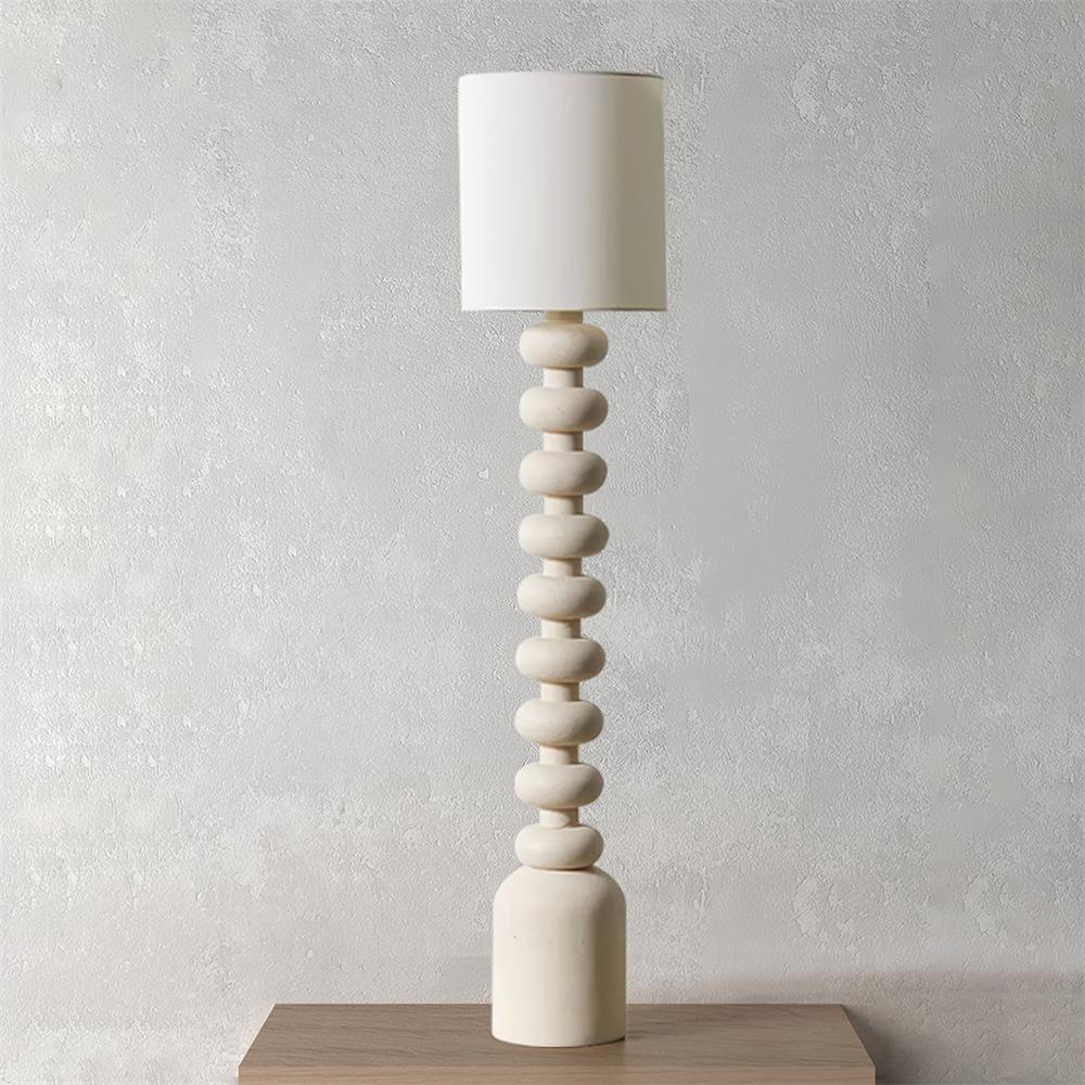Khev Modern Fabric Floor Lamp