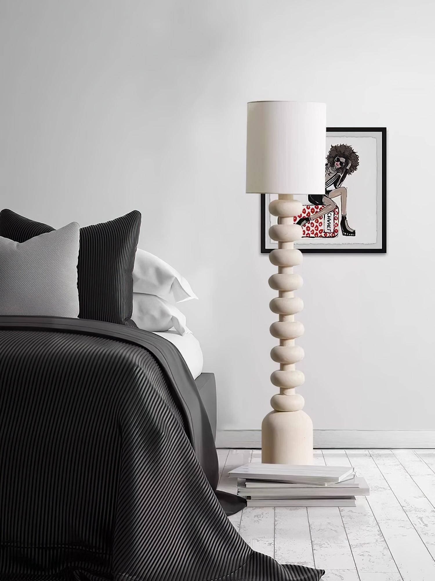 Khev Modern Fabric Floor Lamp