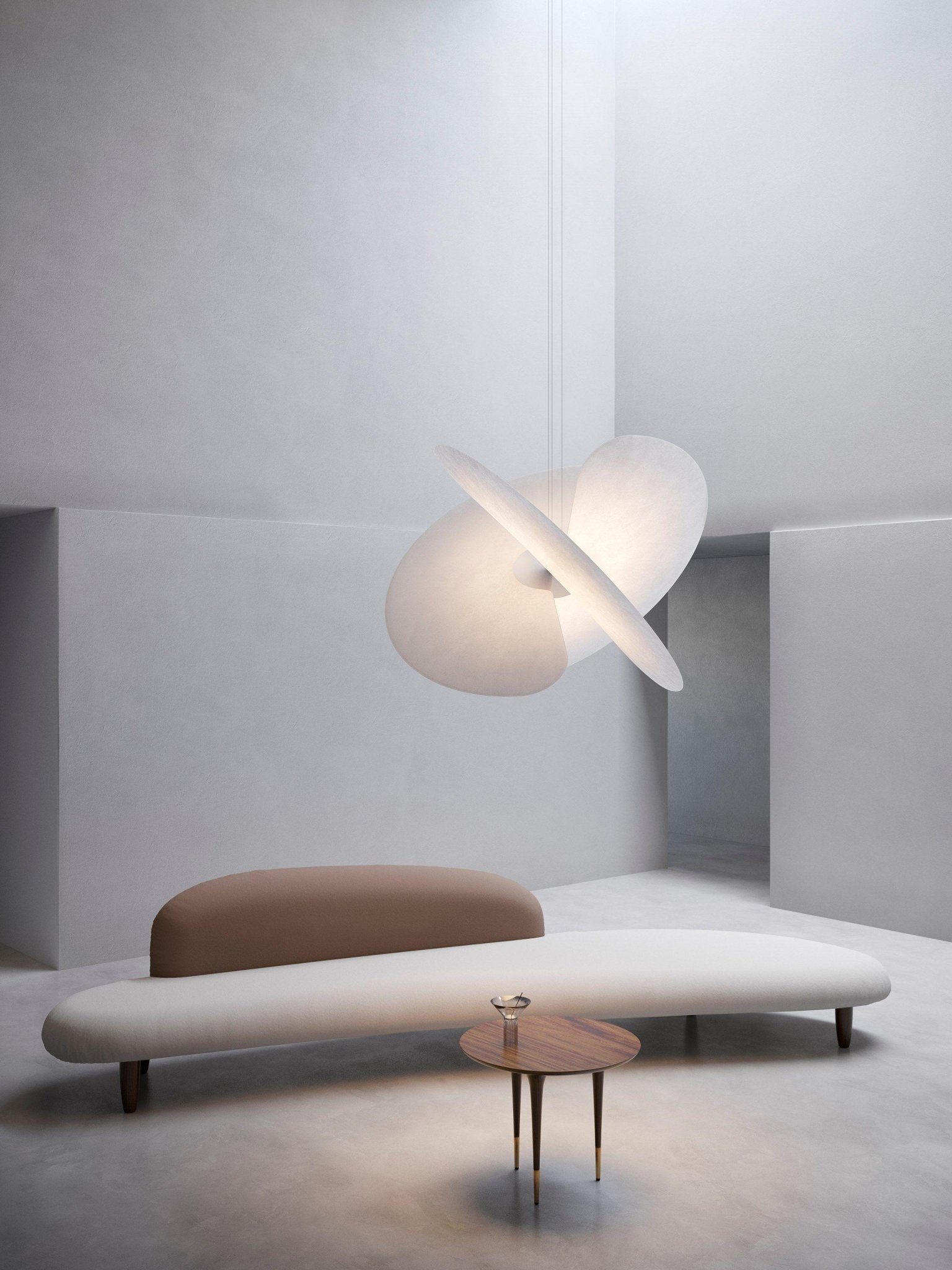 Whirl Modern Fabric Pendant Lamp