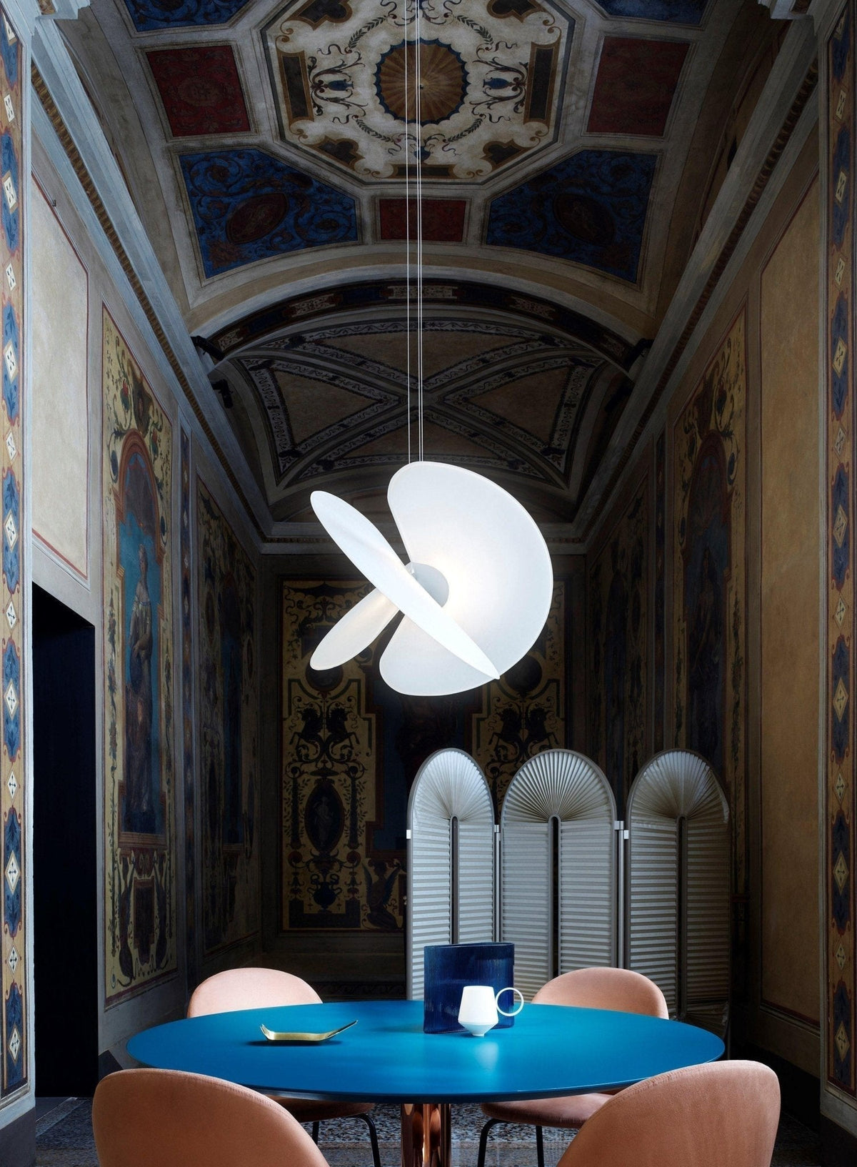 Whirl Modern Fabric Pendant Lamp