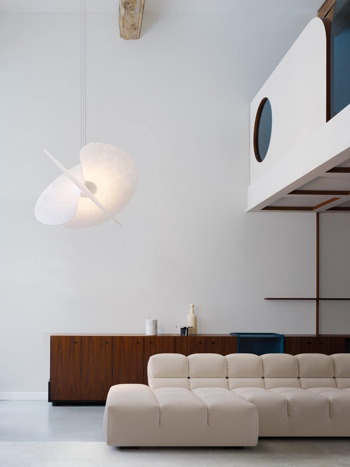 Whirl Modern Fabric Pendant Lamp