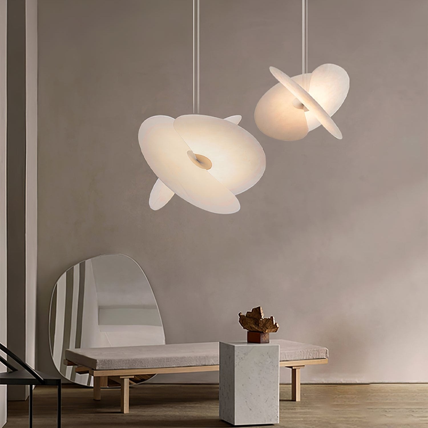 Whirl Modern Fabric Pendant Lamp