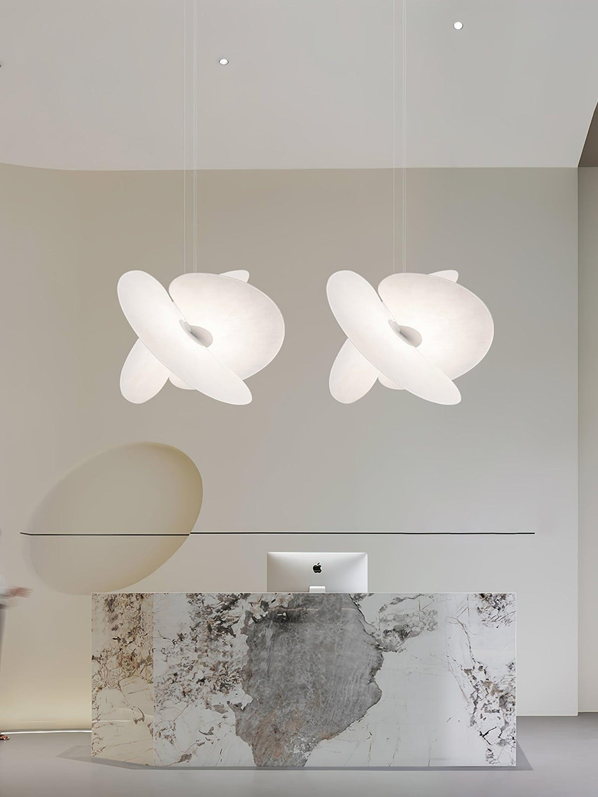 Whirl Modern Fabric Pendant Lamp