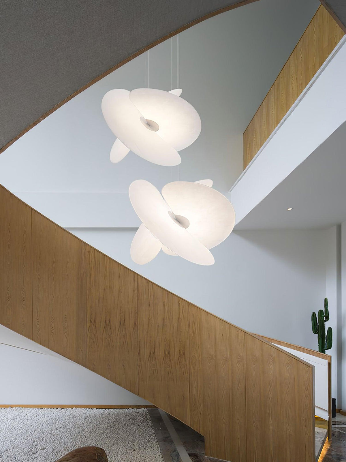 Whirl Modern Fabric Pendant Lamp