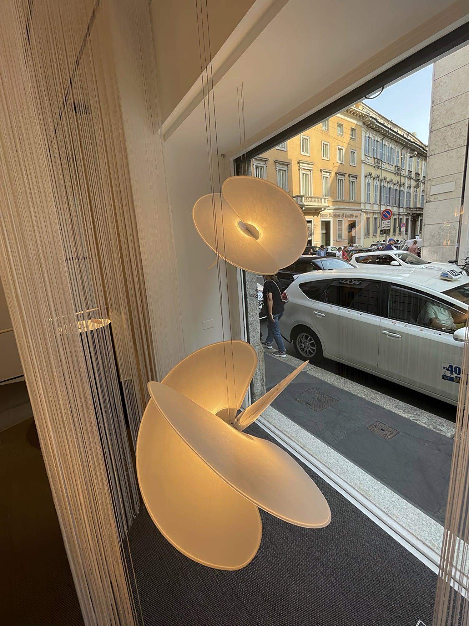 Whirl Modern Fabric Pendant Lamp
