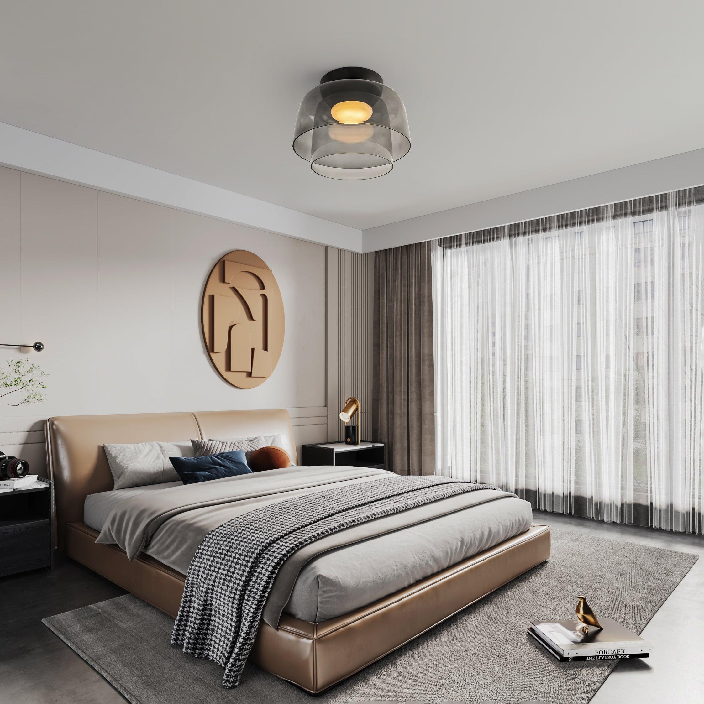 Miroriella Ceiling Lamp Layered Structure Warm Elegant