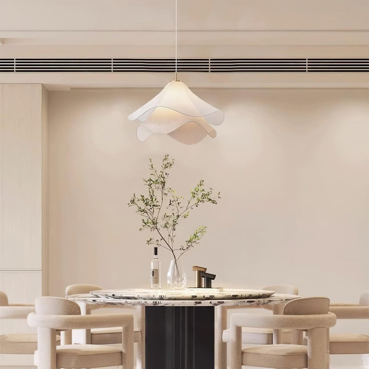 Evanel Fabric Artistic Pendant Light