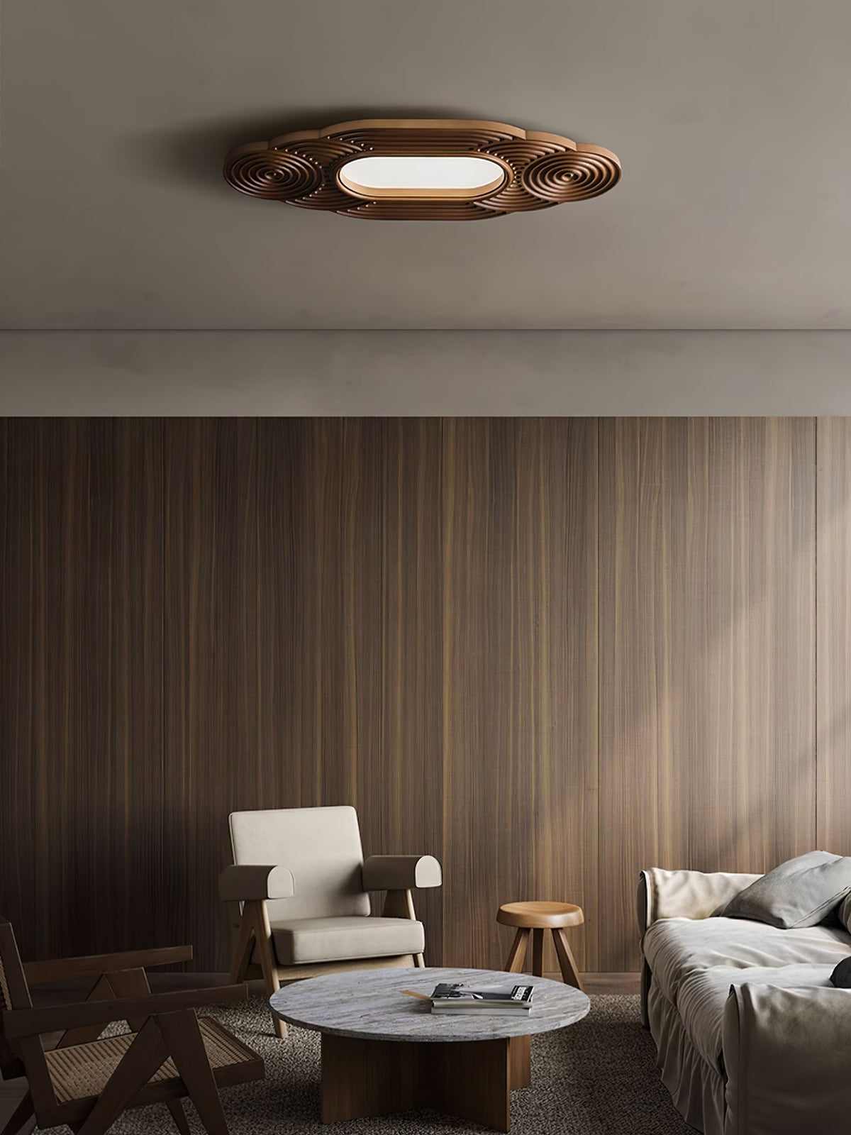 Udorionis Premium Nordic Art Wood Ceiling Lamp