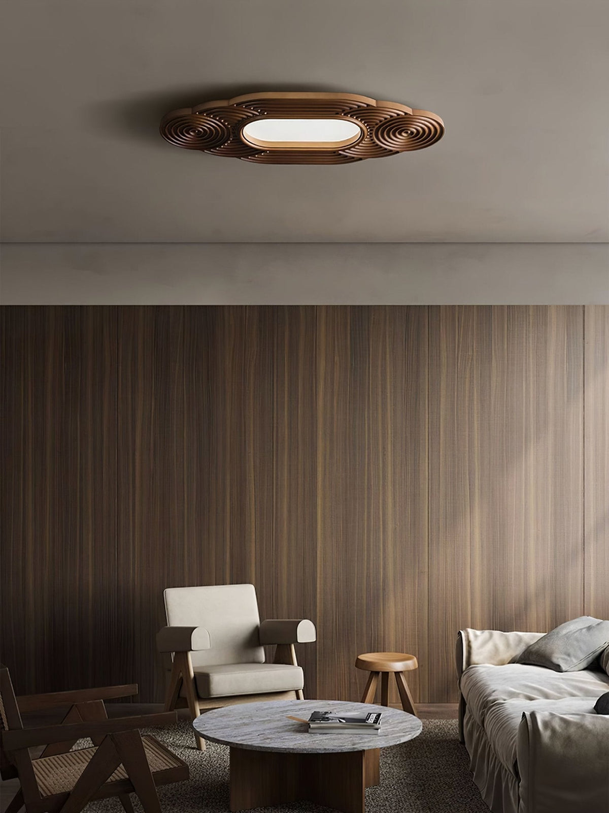 Udorionis Premium Nordic Art Wood Ceiling Lamp