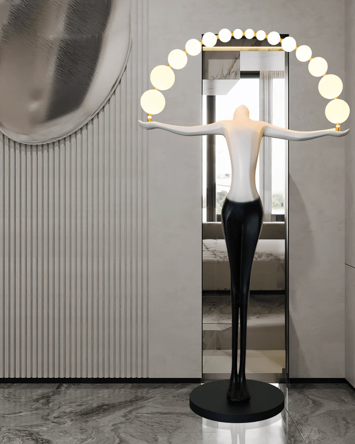 Luminara Gradient Sculptural Floor Lamp
