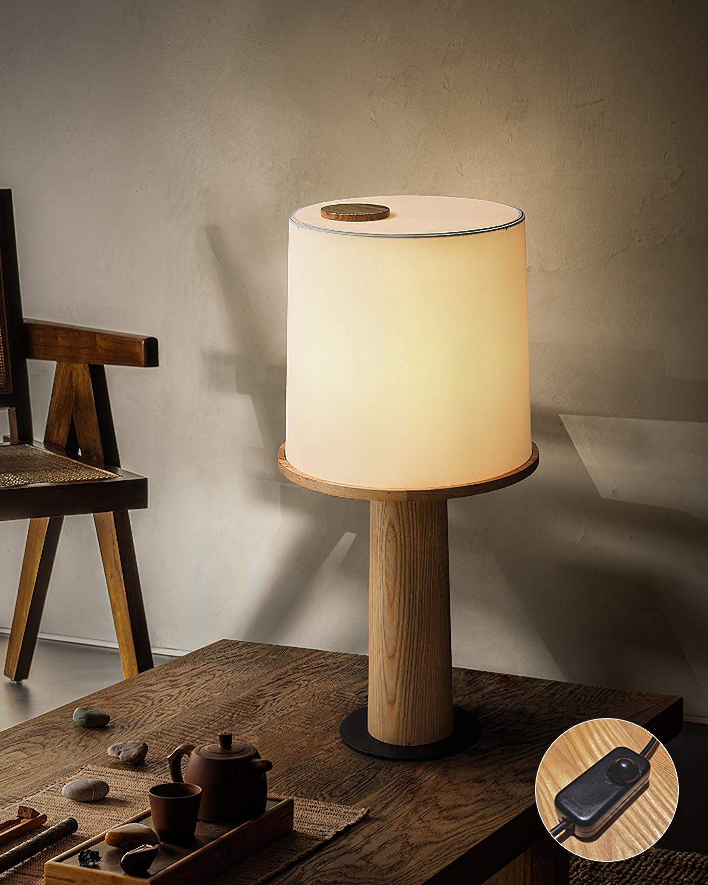 Jennifer Modern Wood Table Lamp