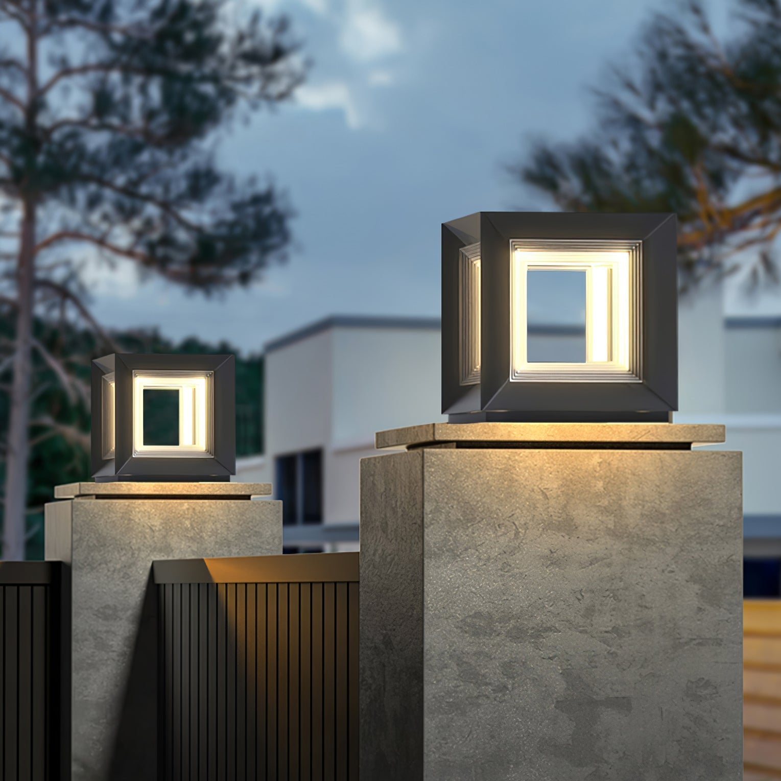 Lewis Modern Outdoor Light - Neutral Decor