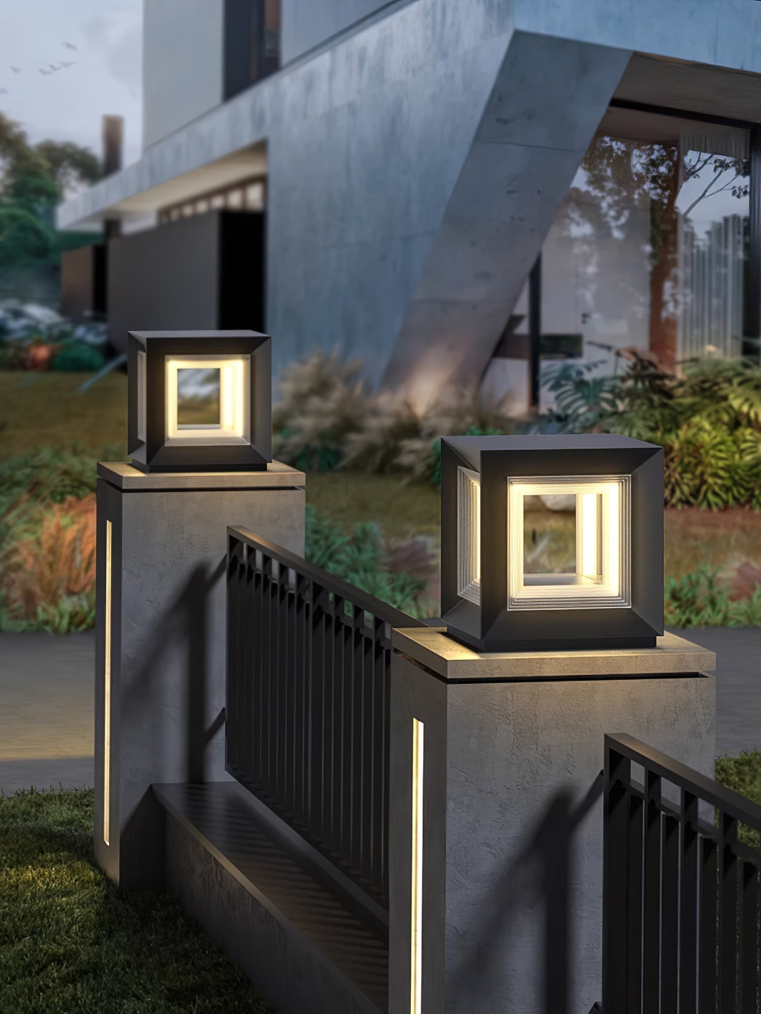 Lewis Modern Outdoor Light - Neutral Decor
