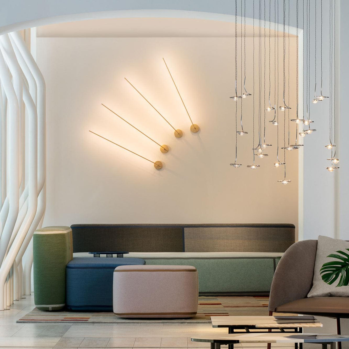Mymareth Modern Minimalist Stick Sconce Wall lamp