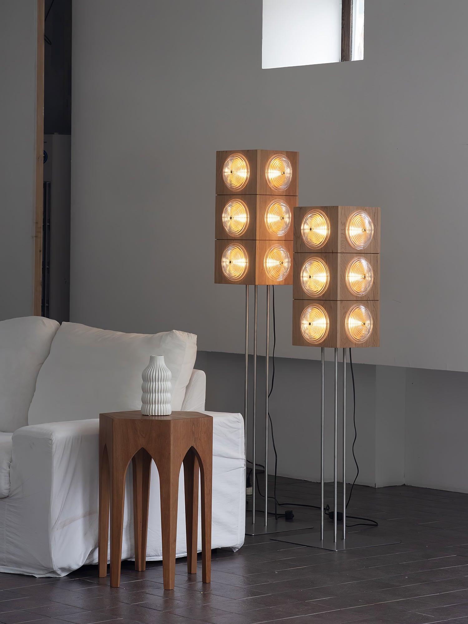 Avraearae Modular Wood Floor Lamp