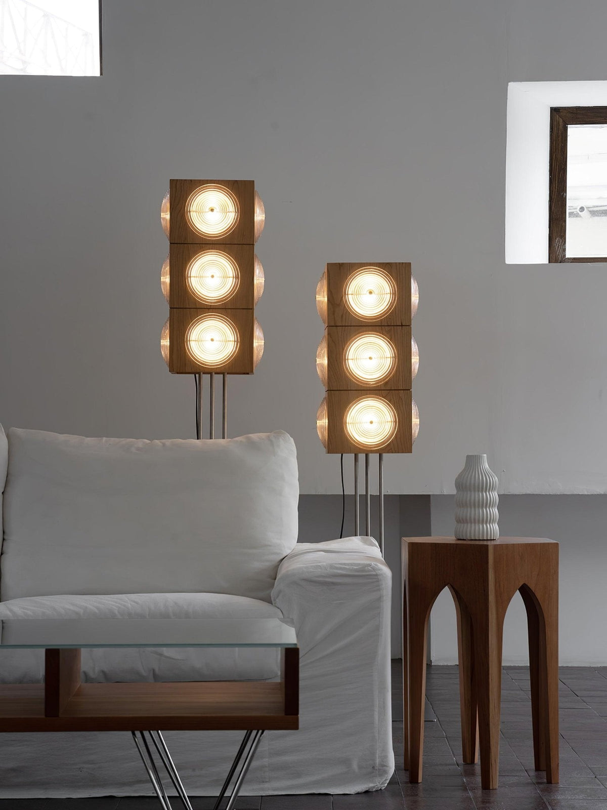 Avraearae Modular Wood Floor Lamp