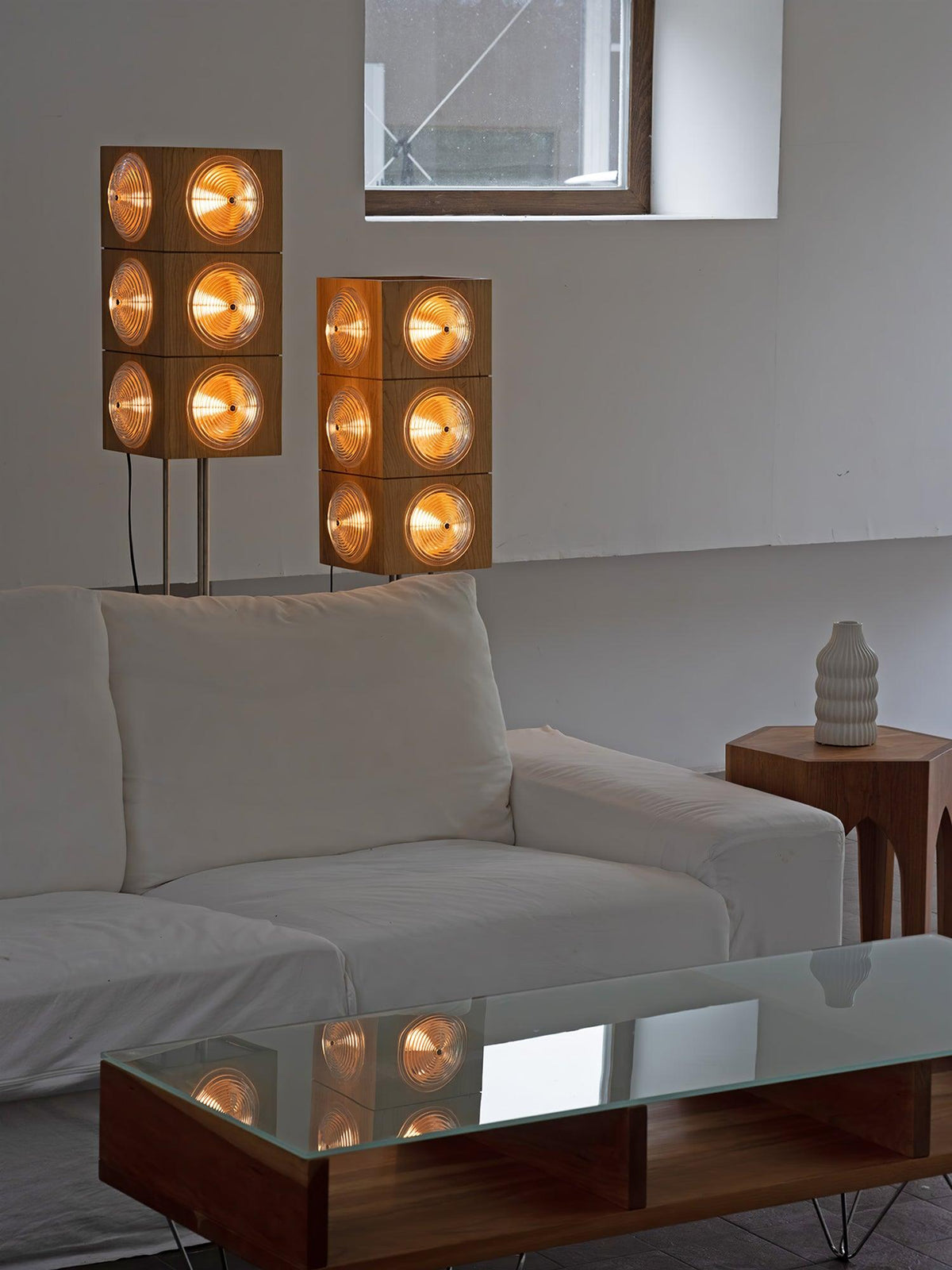 Avraearae Modular Wood Floor Lamp