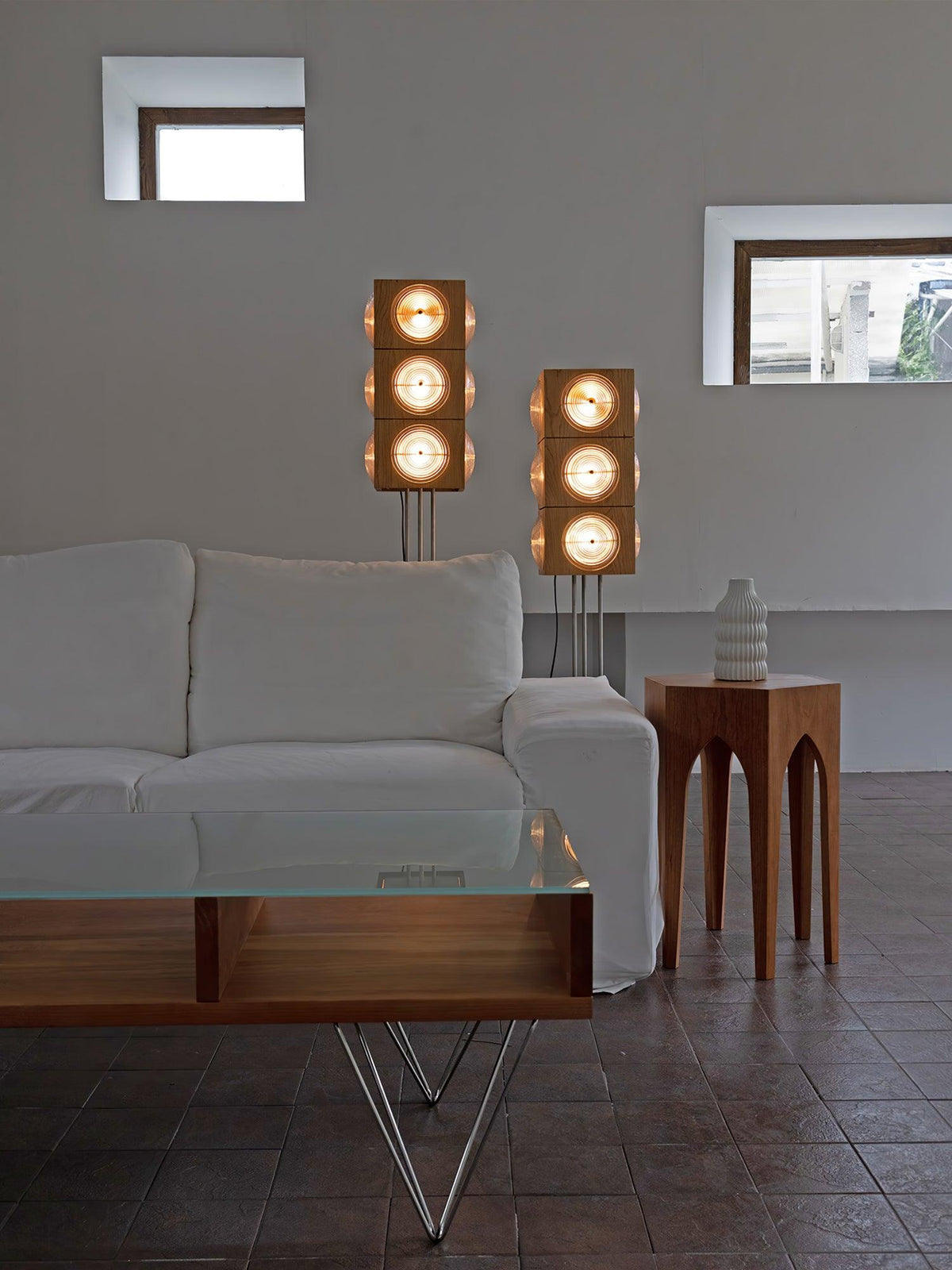 Avraearae Modular Wood Floor Lamp