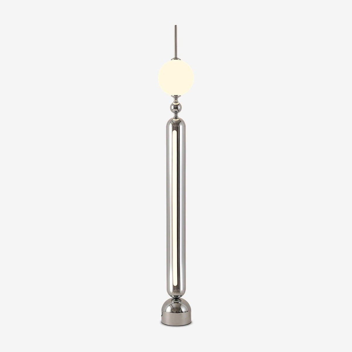Ardinielle Futuristic Stainless Steel Floor Lamp