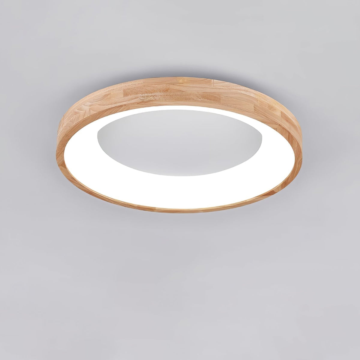 Uphae Modern Minimalist Square Wood Ceiling Light