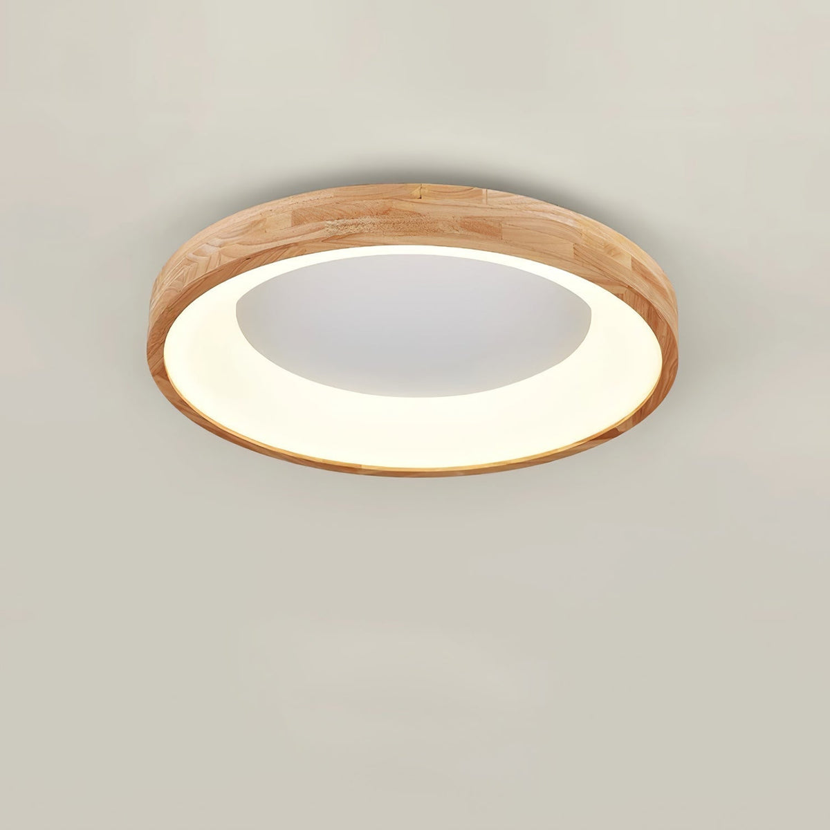 Uphae Modern Minimalist Square Wood Ceiling Light