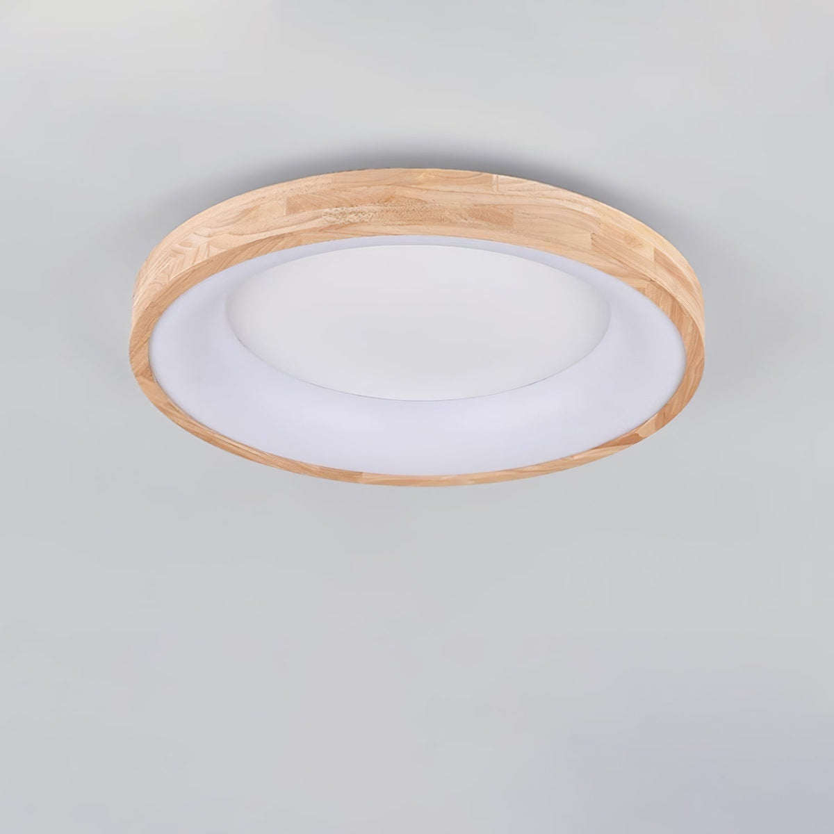Uphae Modern Minimalist Square Wood Ceiling Light