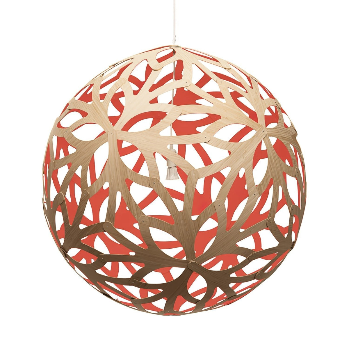 Rininia Pendant Light Geometric Wooden Woven