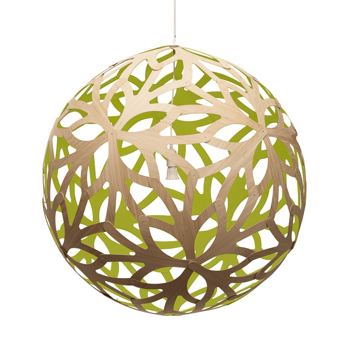 Rininia Pendant Light Geometric Wooden Woven