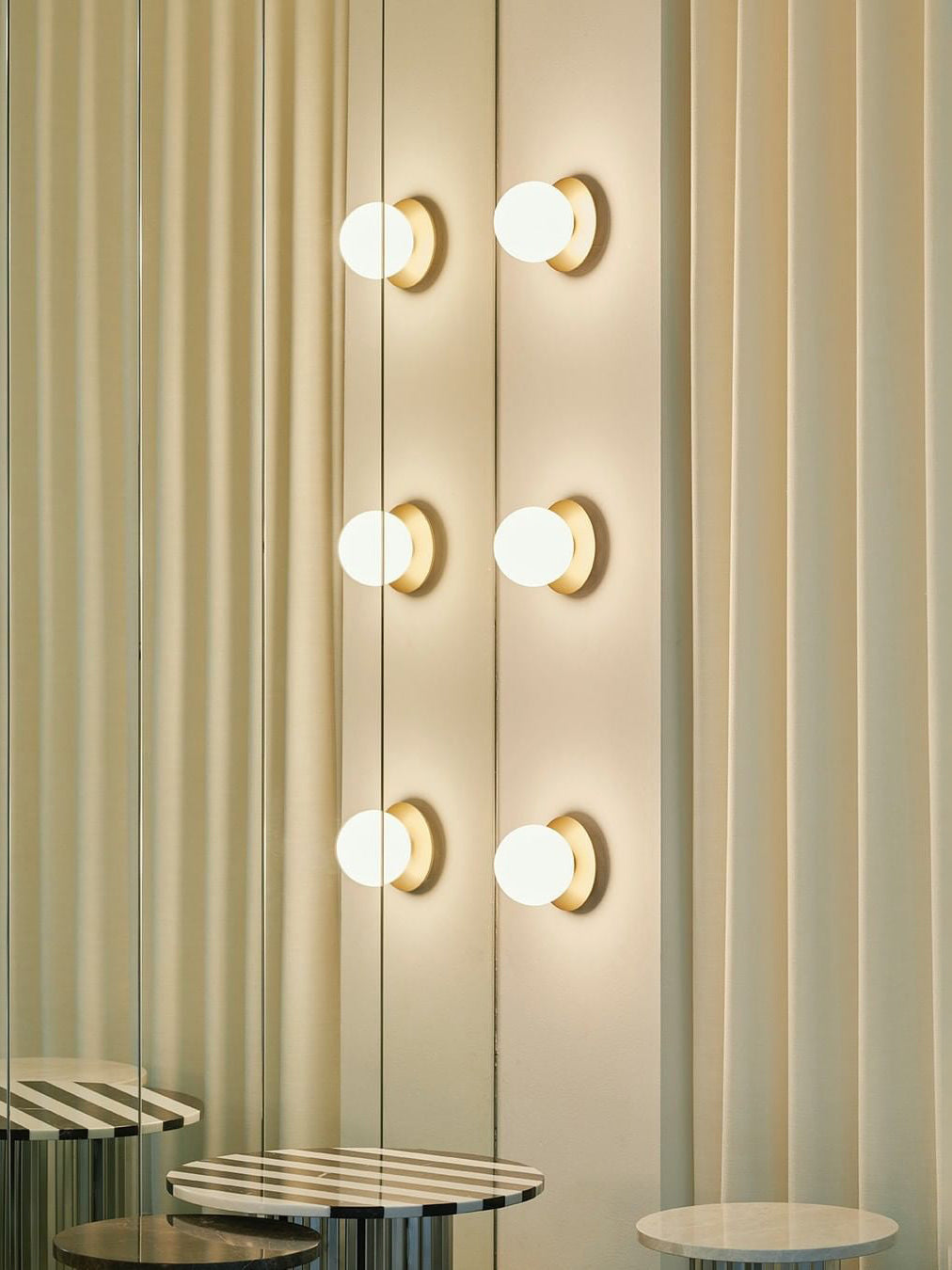 Irinor Premium Nordic Art Brass Wall Lamp