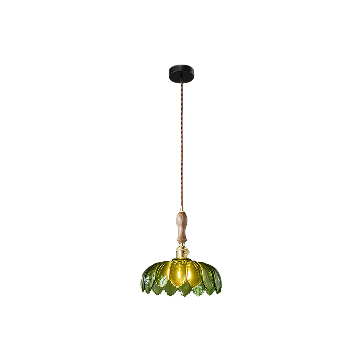 Fioracn Wood Light Luxury Pendant Lamp