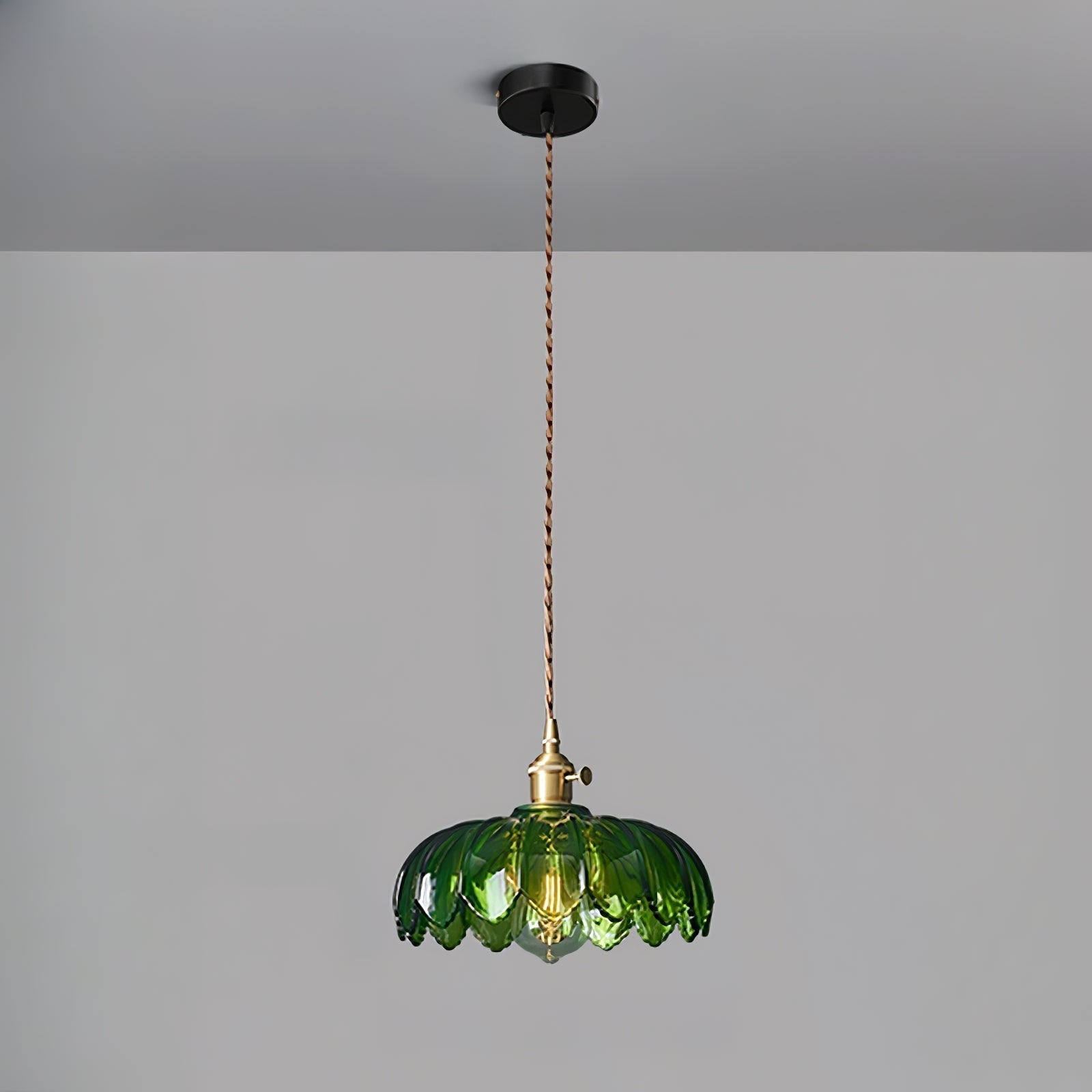 Fioracn Wood Light Luxury Pendant Lamp