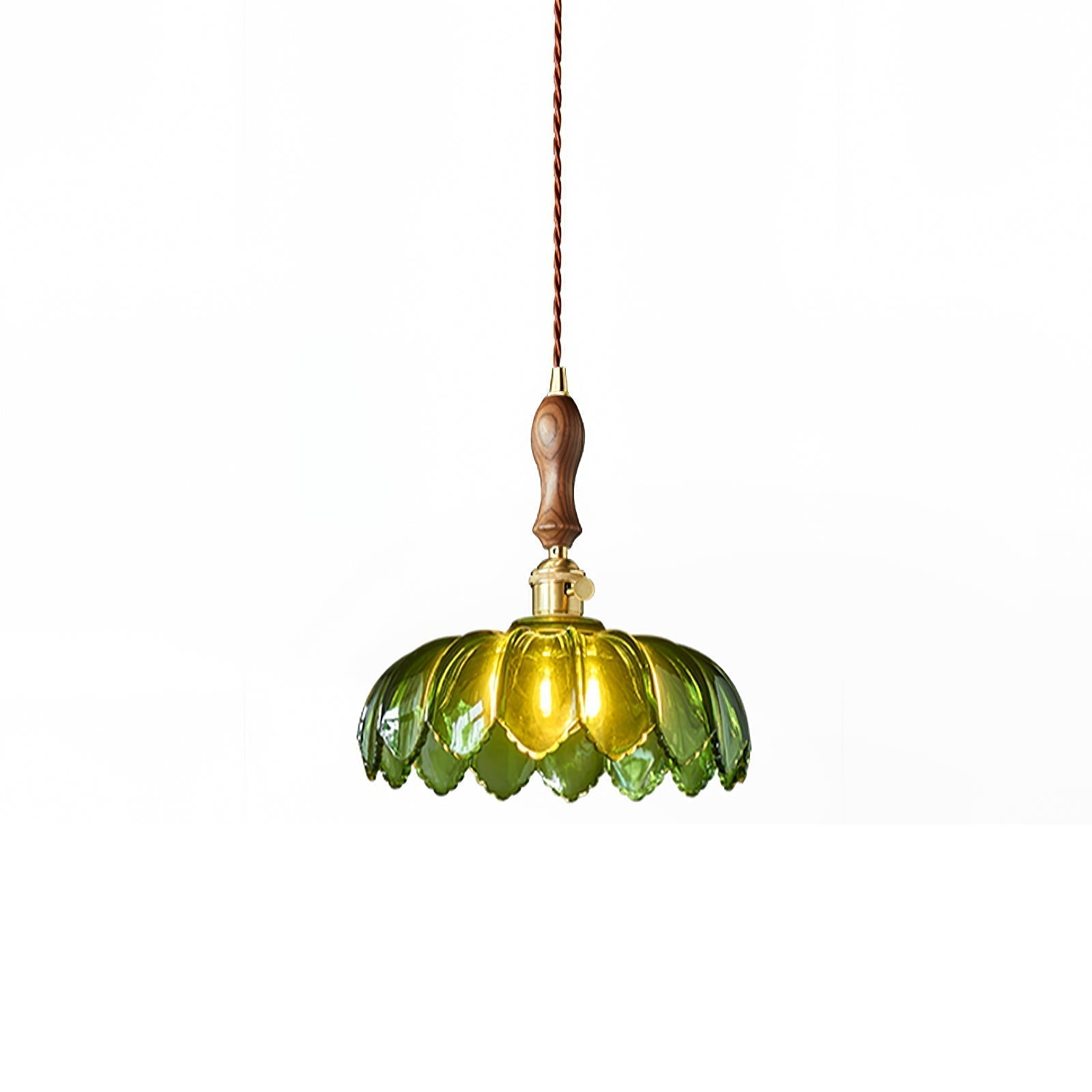 Fioracn Wood Light Luxury Pendant Lamp