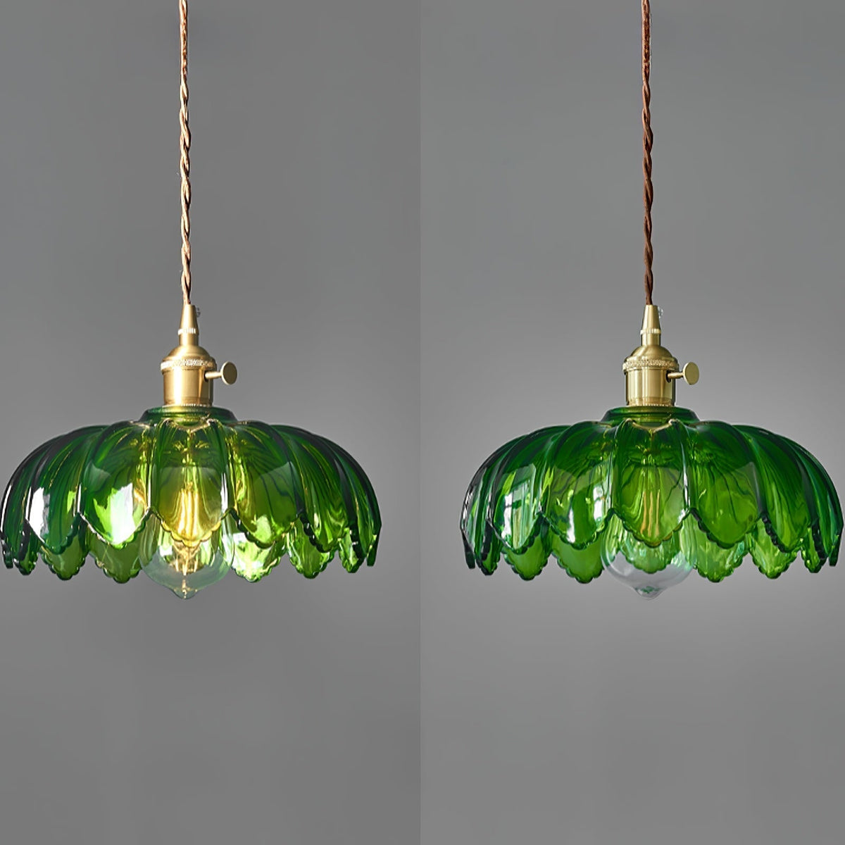 Fioracn Wood Light Luxury Pendant Lamp