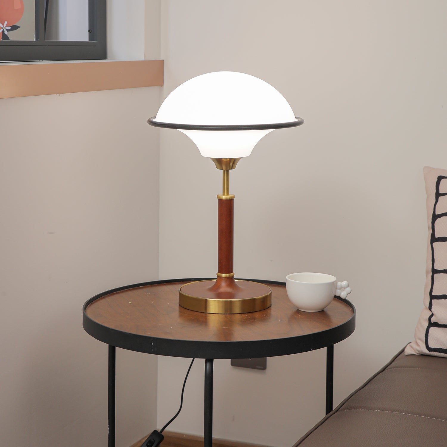 Solstic Wood Mid-Century Table Lamp