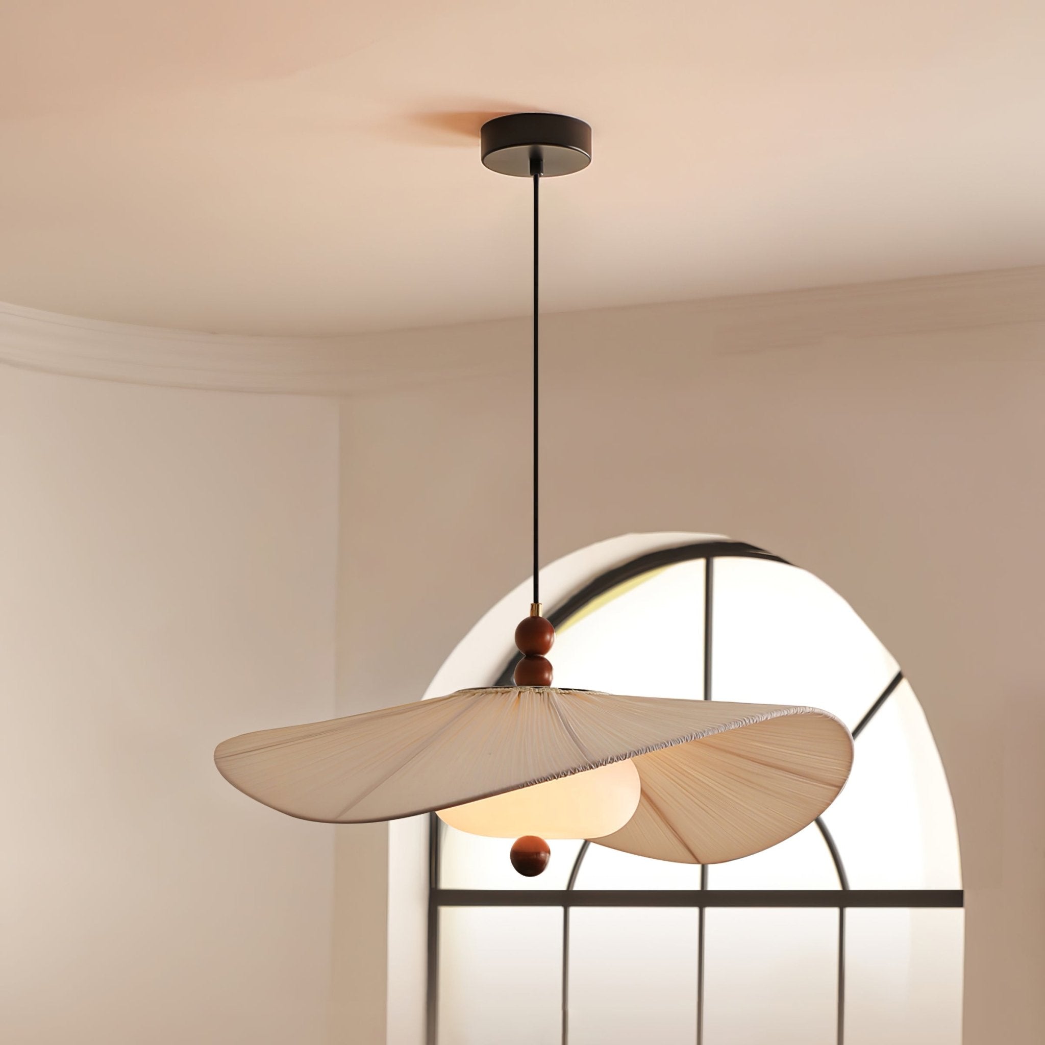 Zovenil Organic Fabric Pendant Light