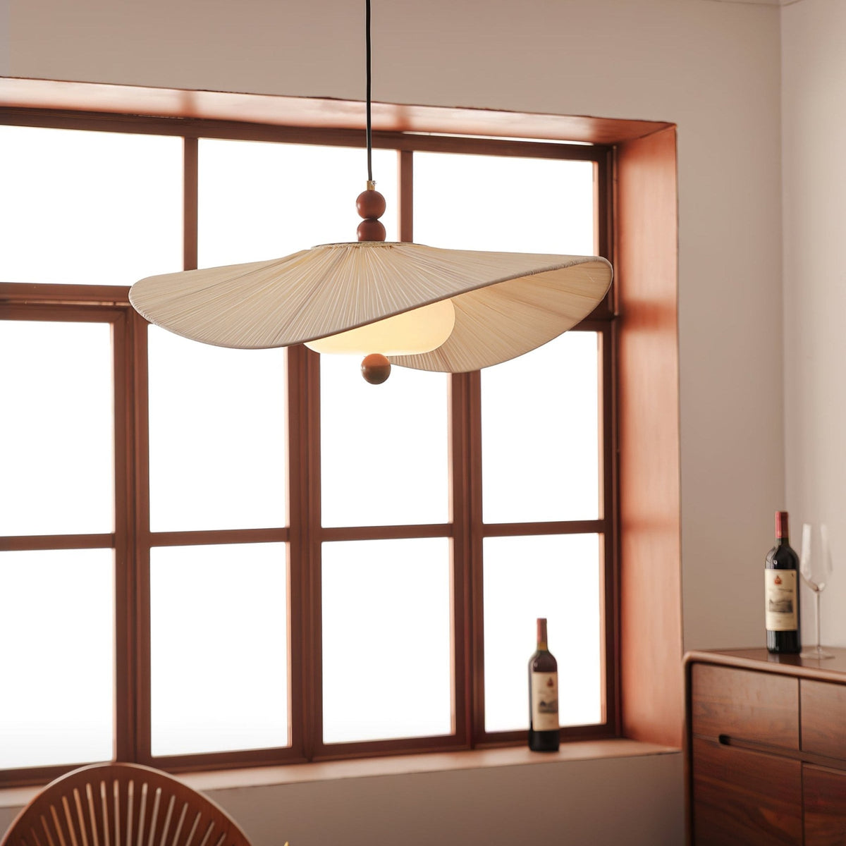 Zovenil Organic Fabric Pendant Light