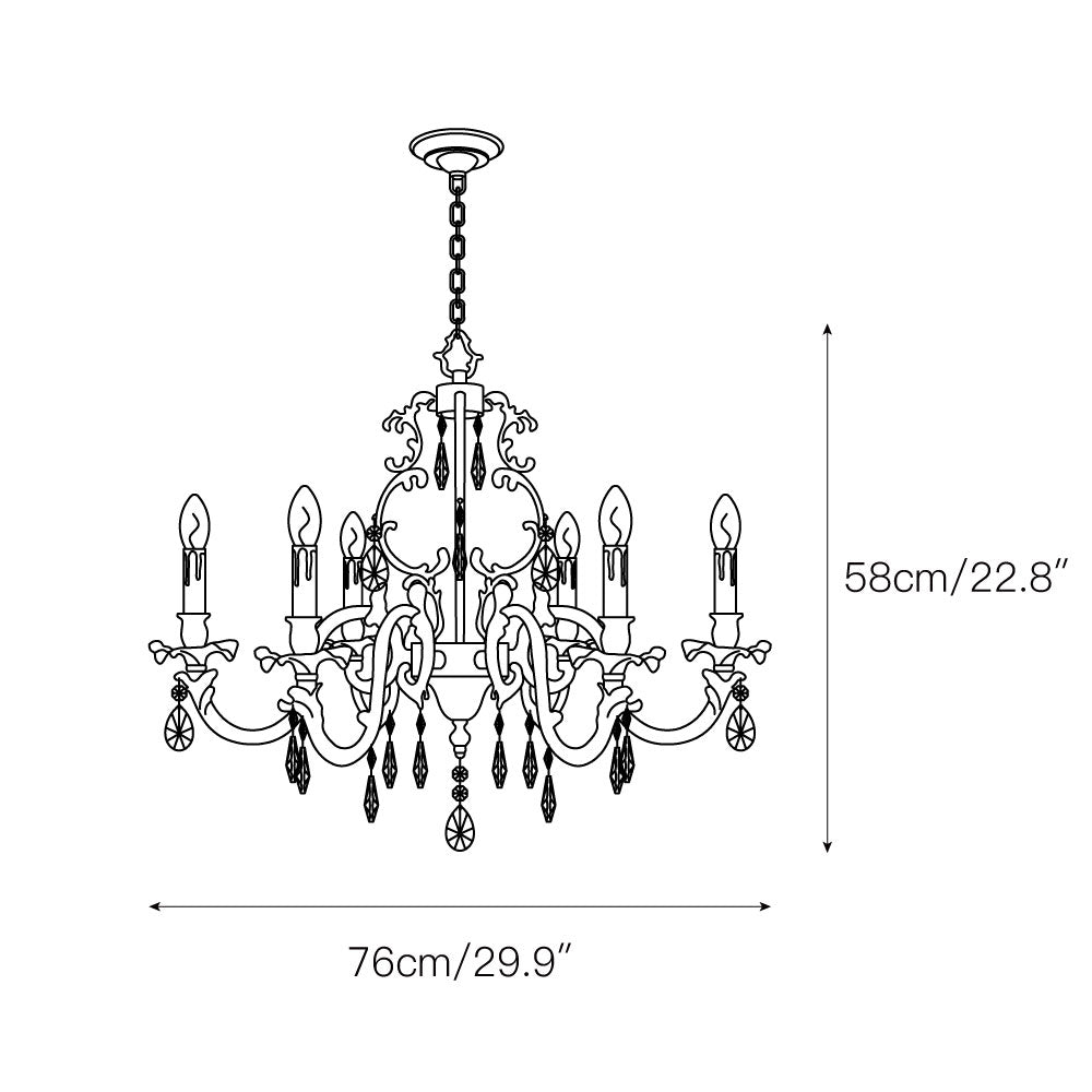 Olrinila Postmodern Luxury Brass Crystal Chandelier