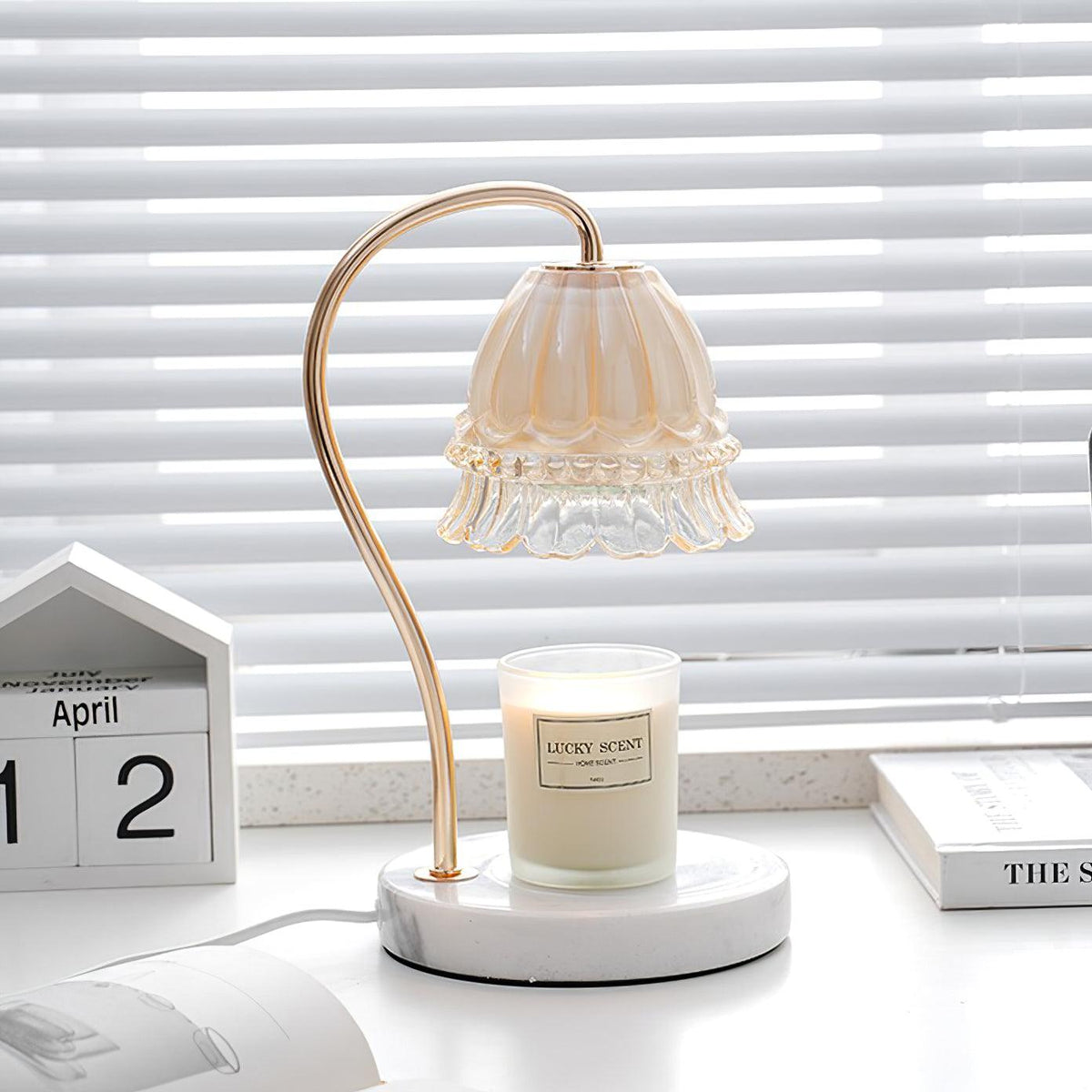 Daze Nordic Art Warmer Marble Table Lamp