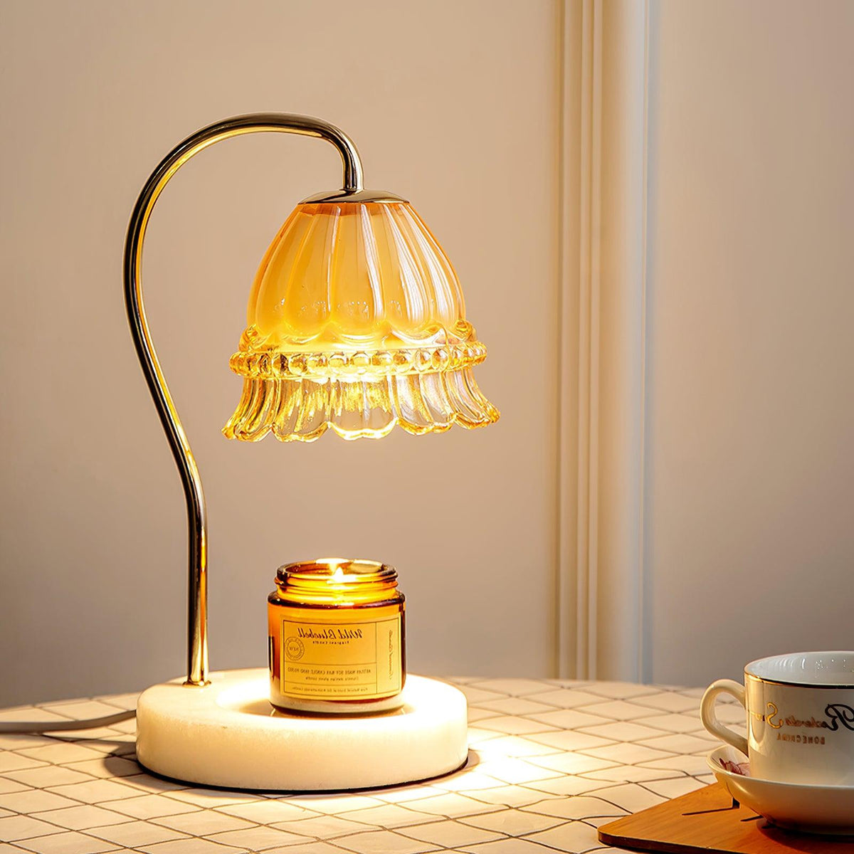 Daze Nordic Art Warmer Marble Table Lamp