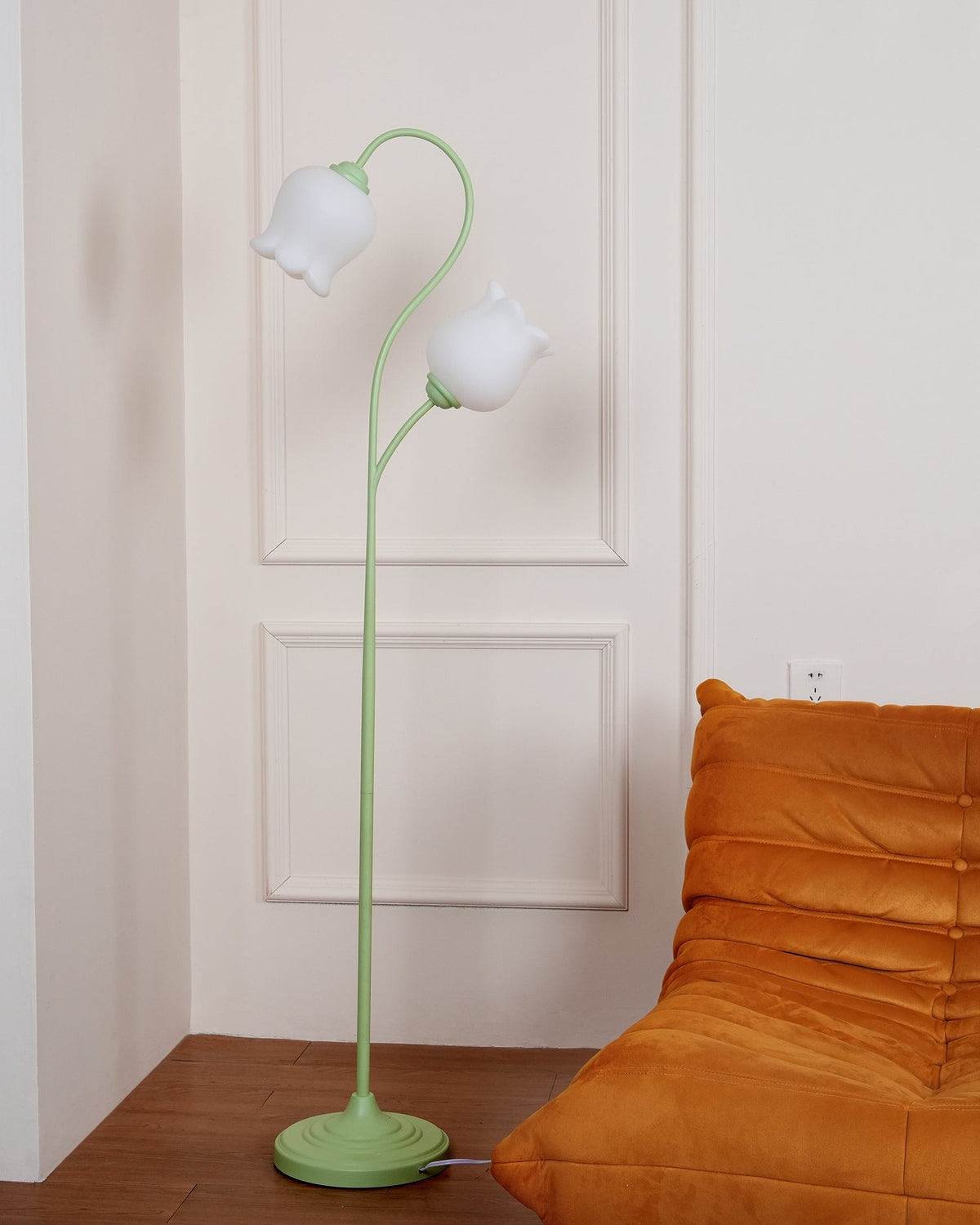 Zevelil Floral Floor Lamp