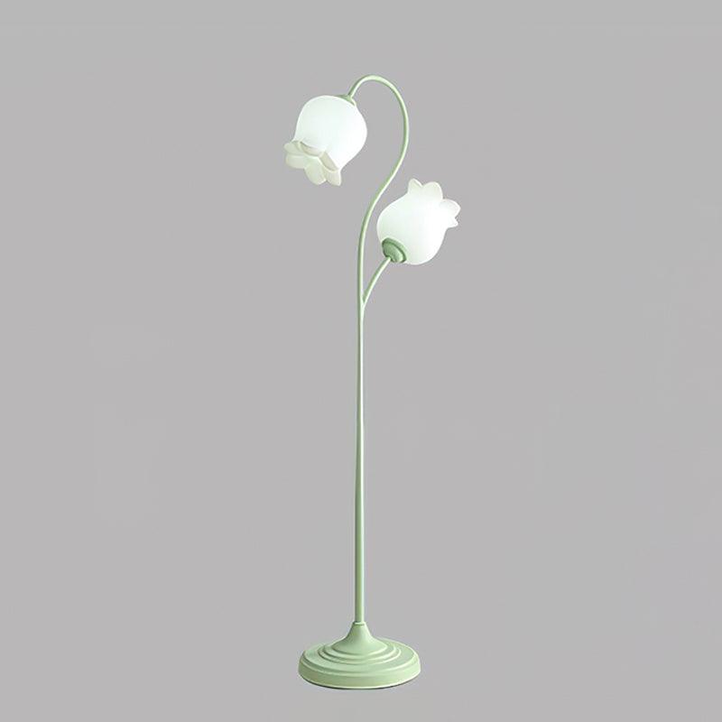 Zevelil Floral Floor Lamp