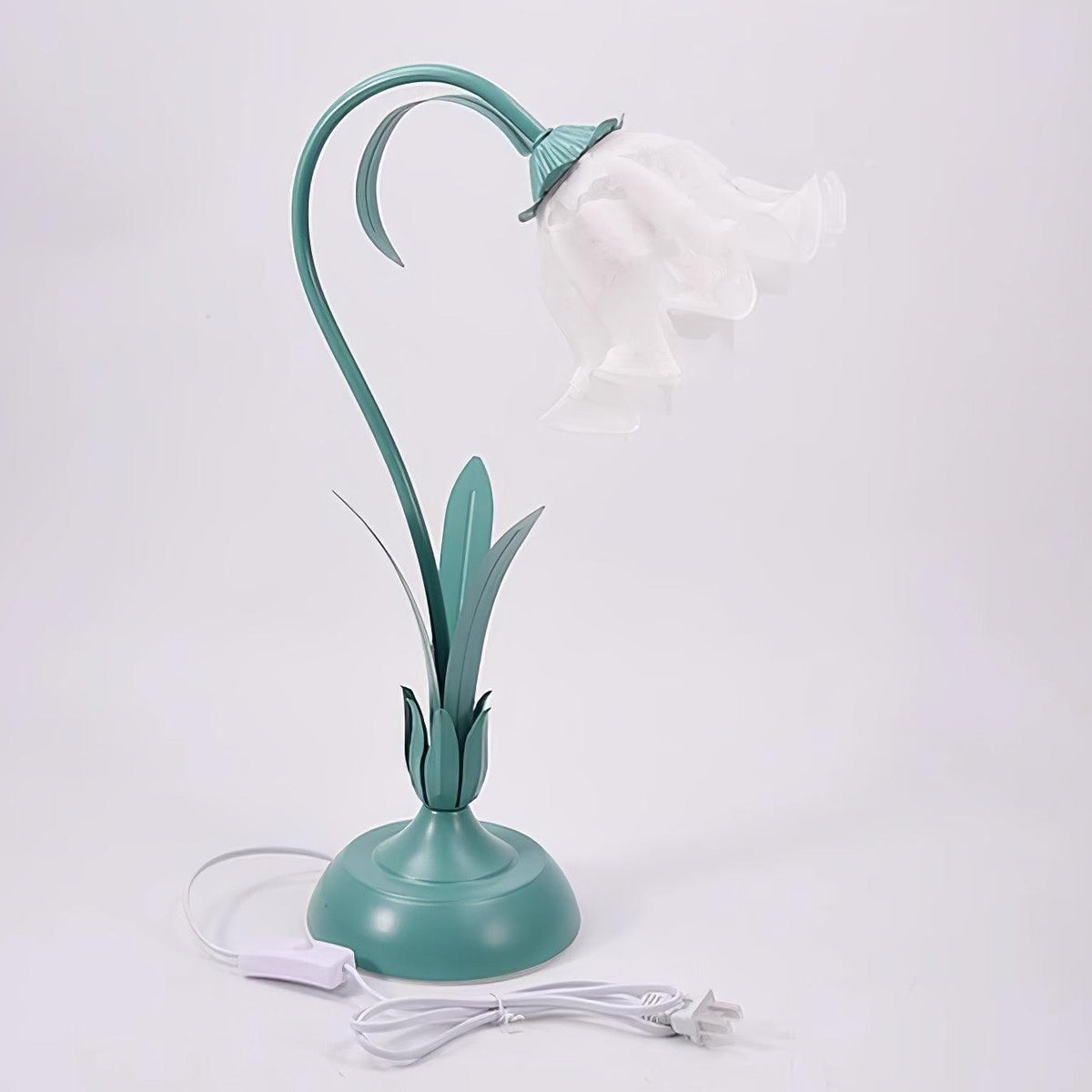 Zorien Acrylic Floral Table Lamp