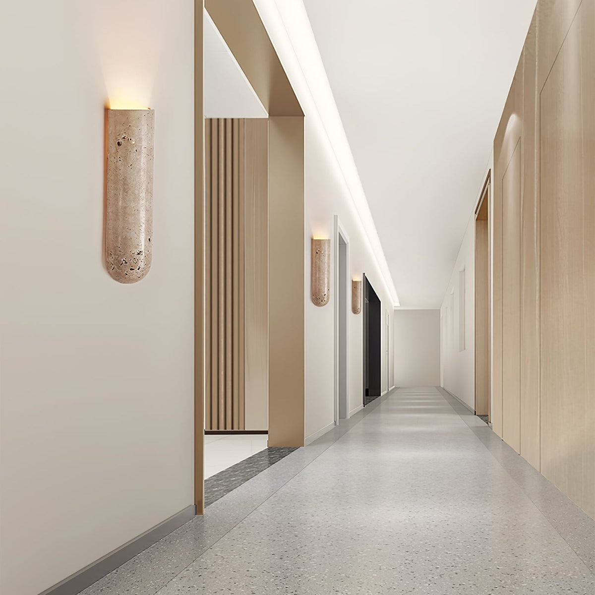 Olvenan Travertine Wall Light