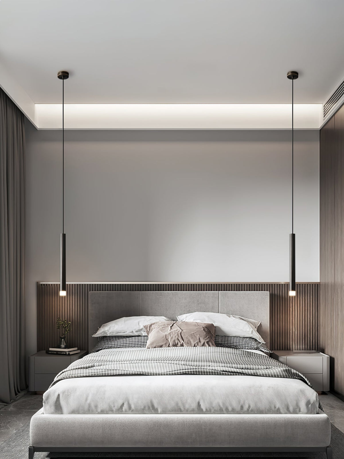 Cetheel Modern Minimalist Brass Plastic Pendant Light