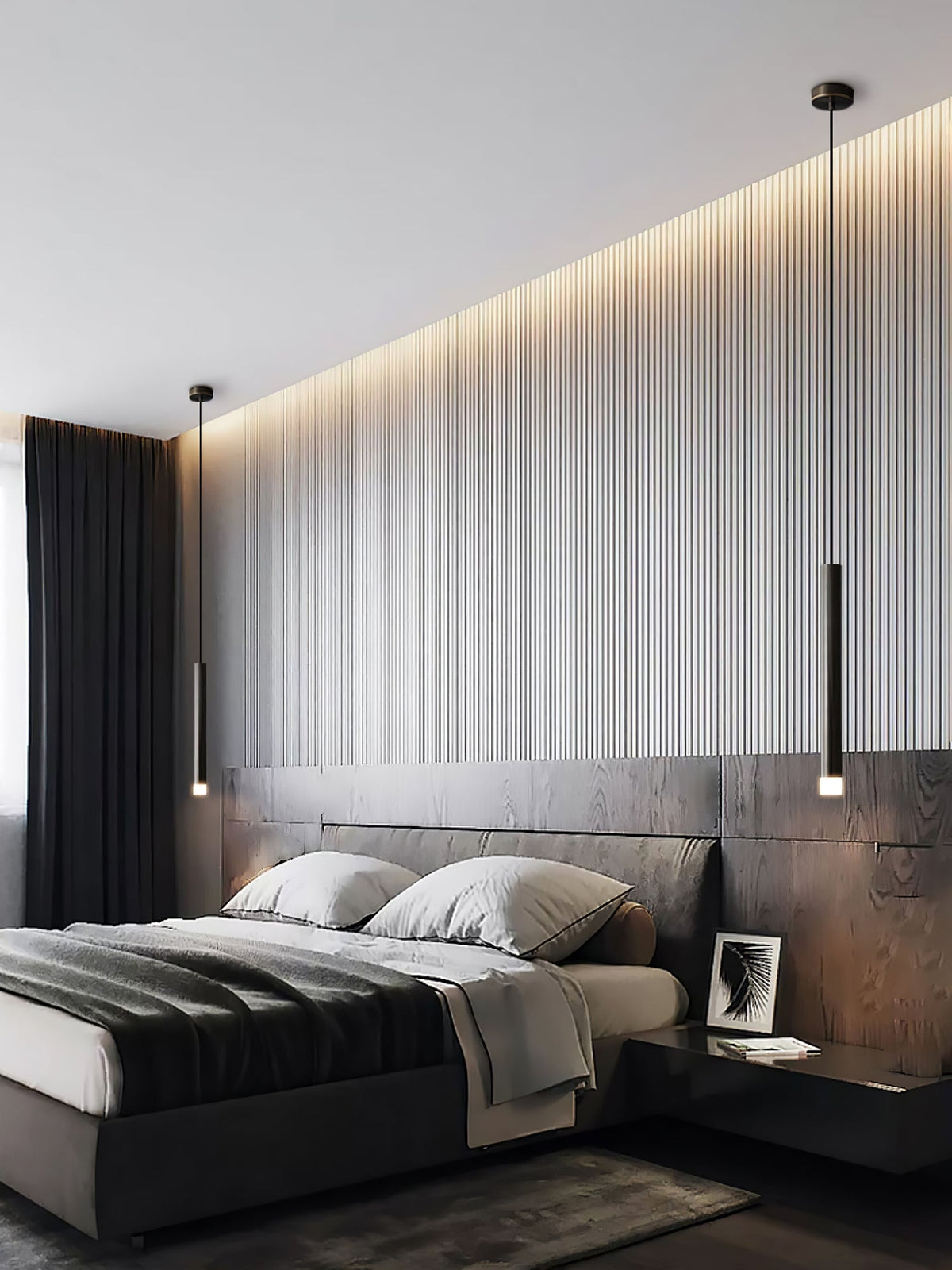 Cetheel Modern Minimalist Brass Plastic Pendant Light