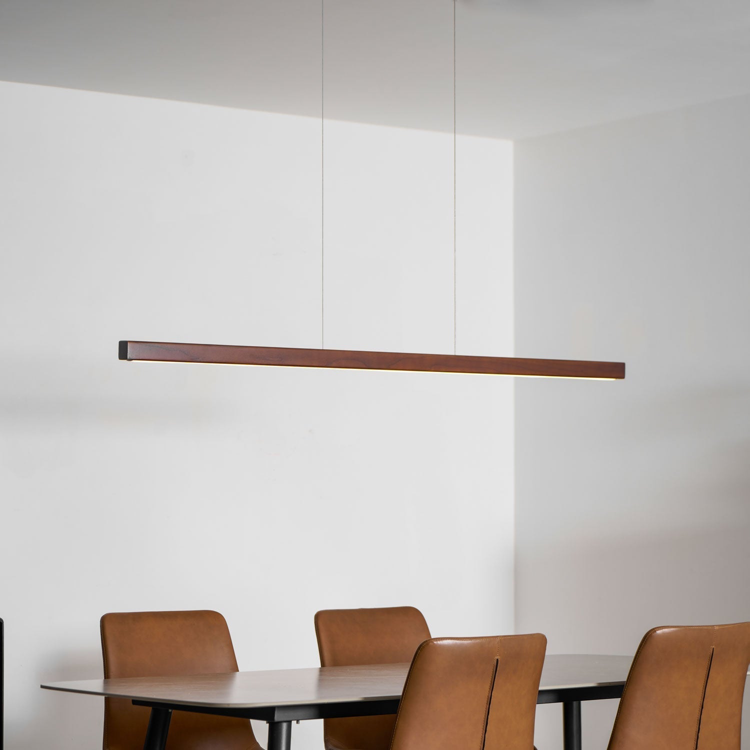 Calderwood Linear Wooden Pendant Light