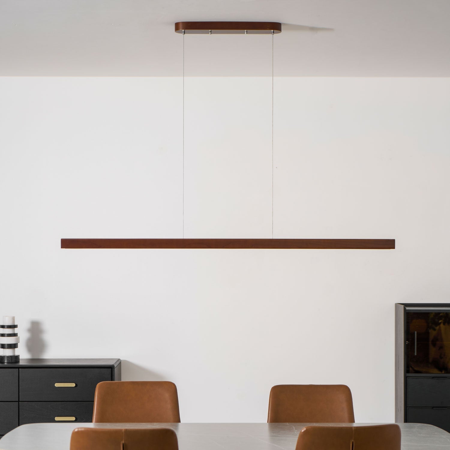 Calderwood Linear Wooden Pendant Light